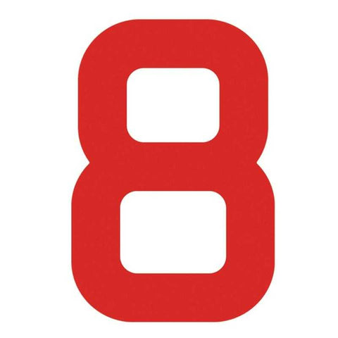 EX1420RD0 - SAILNUMBER 23.5 CM RED 0