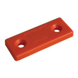 EX14532-10 - MOUNTINGPLATES PLASTIC - RED - 10 PIECES