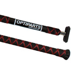 EX1145BKRD - TILLER EXT 20MM X-GRIPPED “DOPPIO”