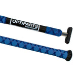 EX1145BL - TILLER EXT 20MM X-GRIPPED BLUE